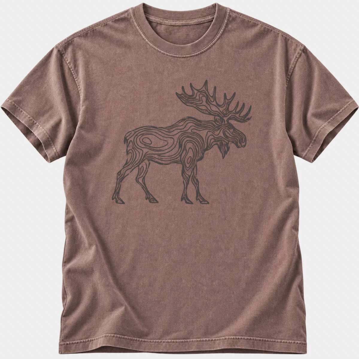 Topographic Moose T-Shirt