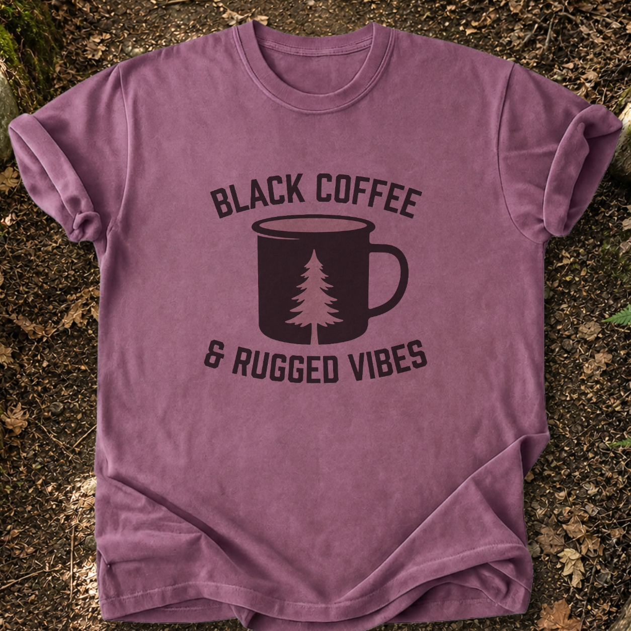 Black Coffee & Rugged Vibes T-Shirt