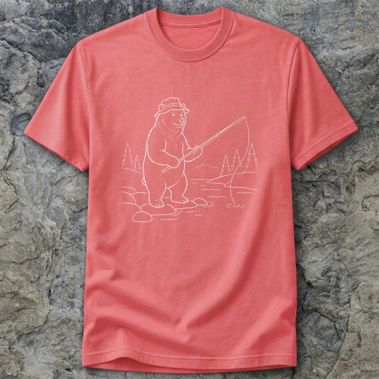The Fishing Bear T-Shirt