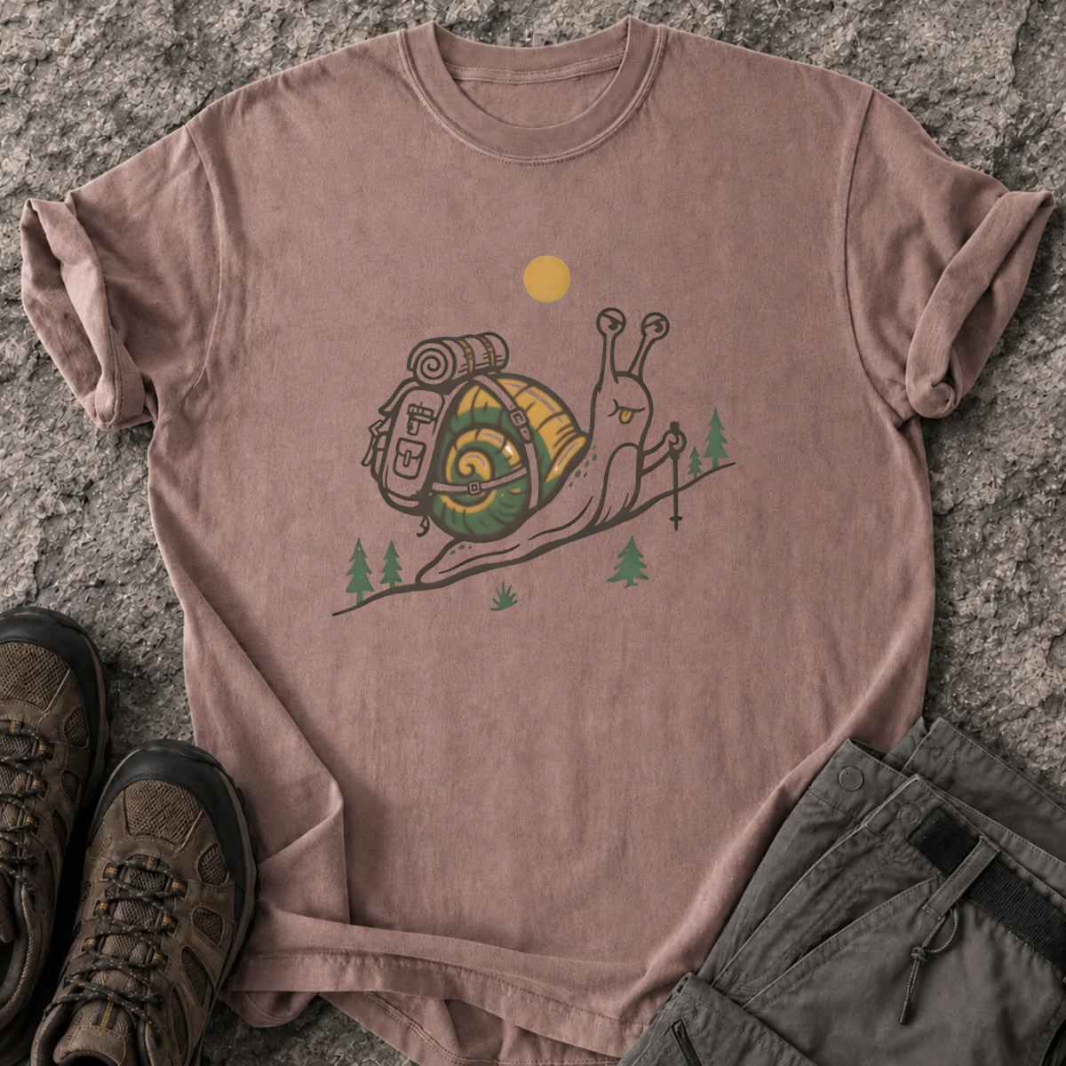 Hiking Snail T-Shirt
