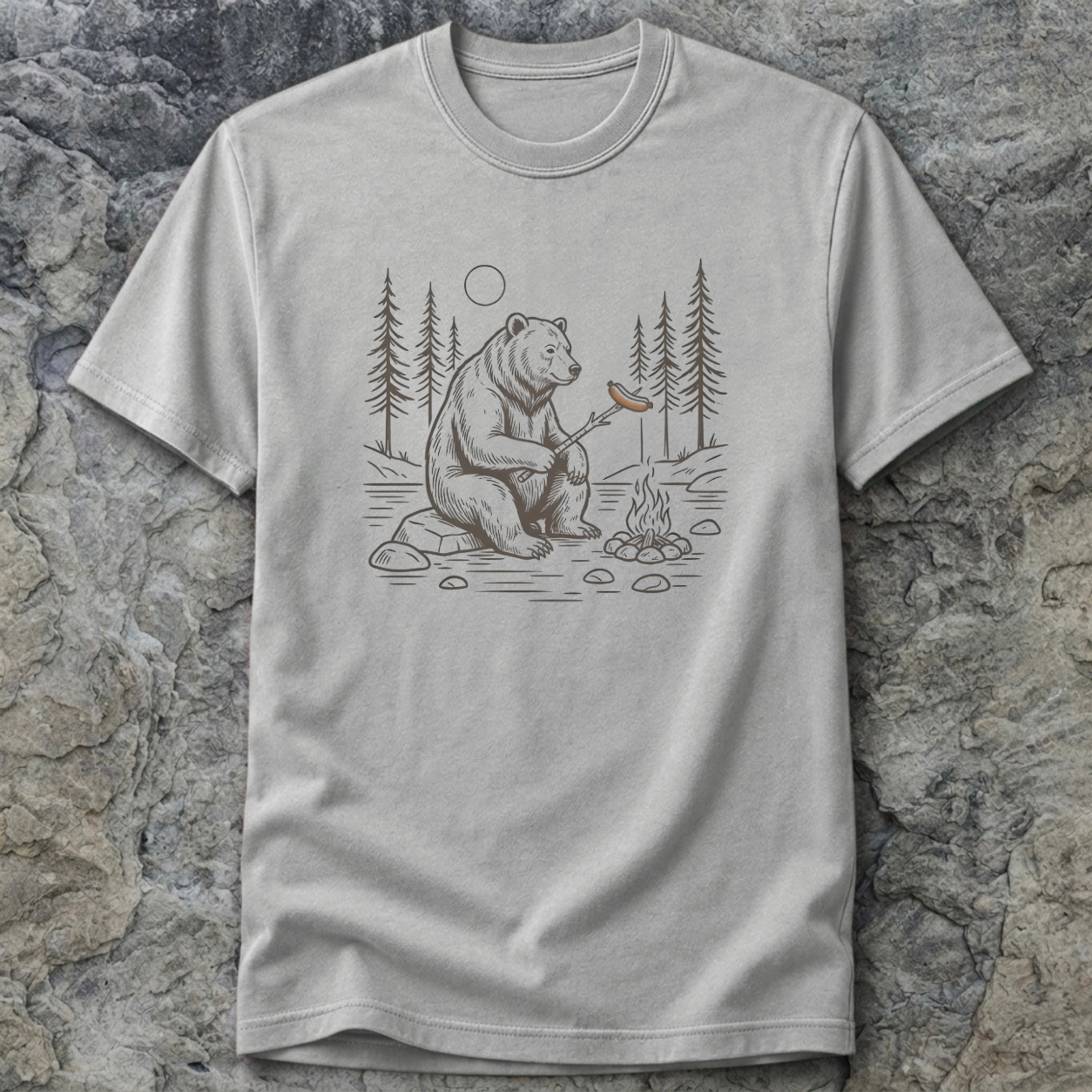 The Camping Bear T-Shirt