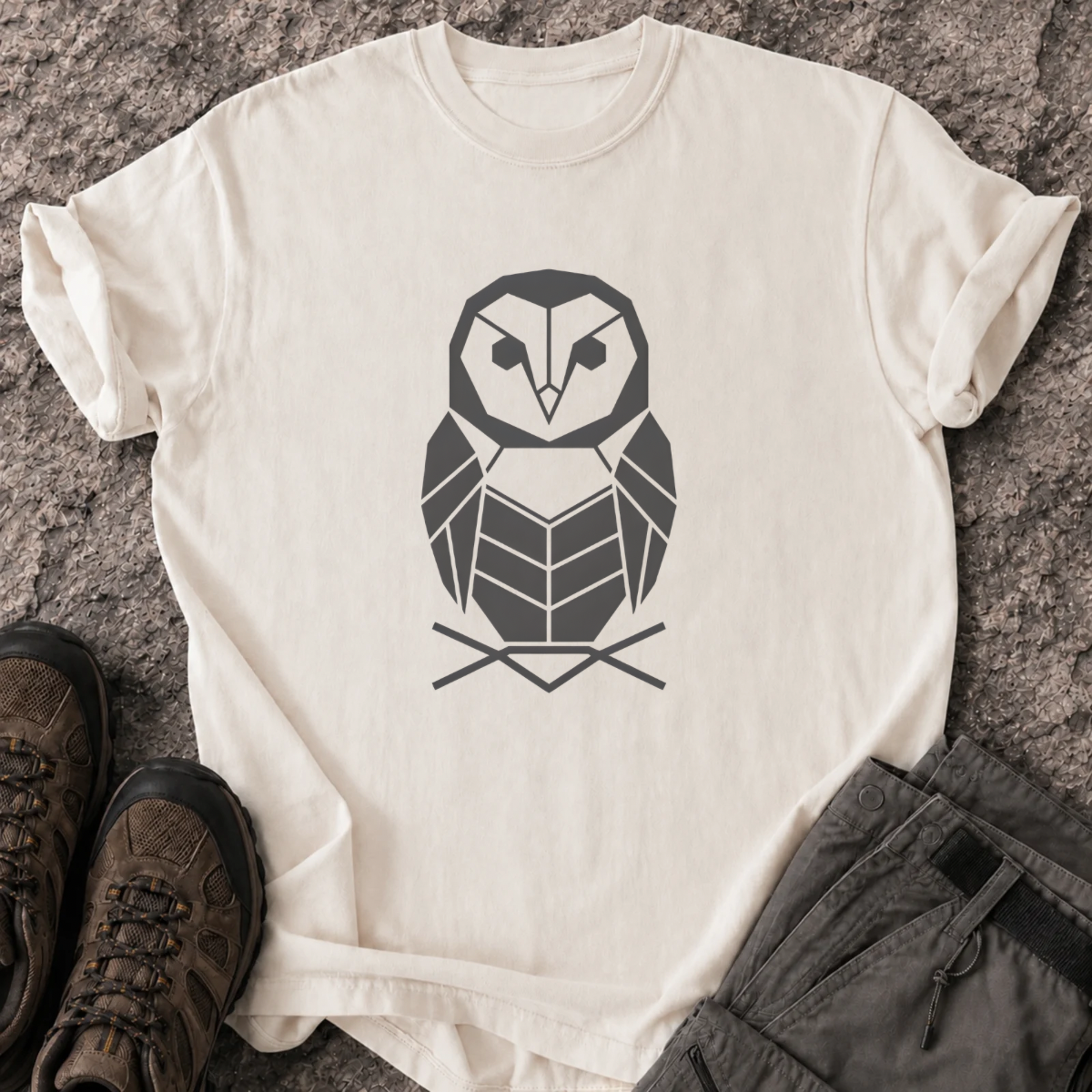 Geometric Owl T-Shirt