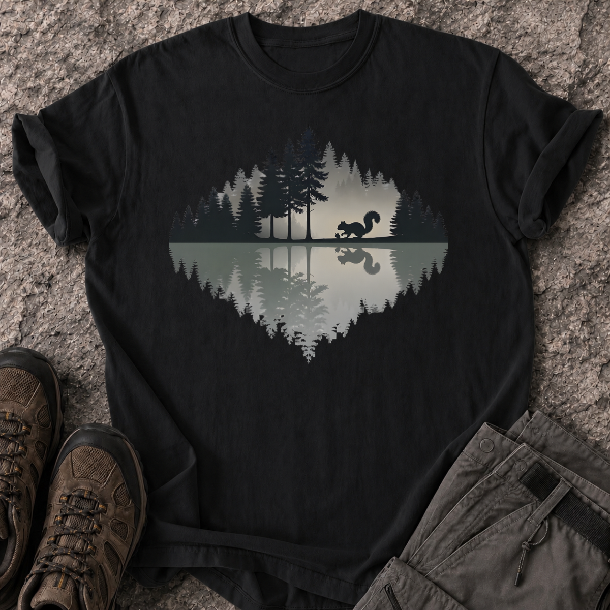 Squirrel Reflection T-Shirt