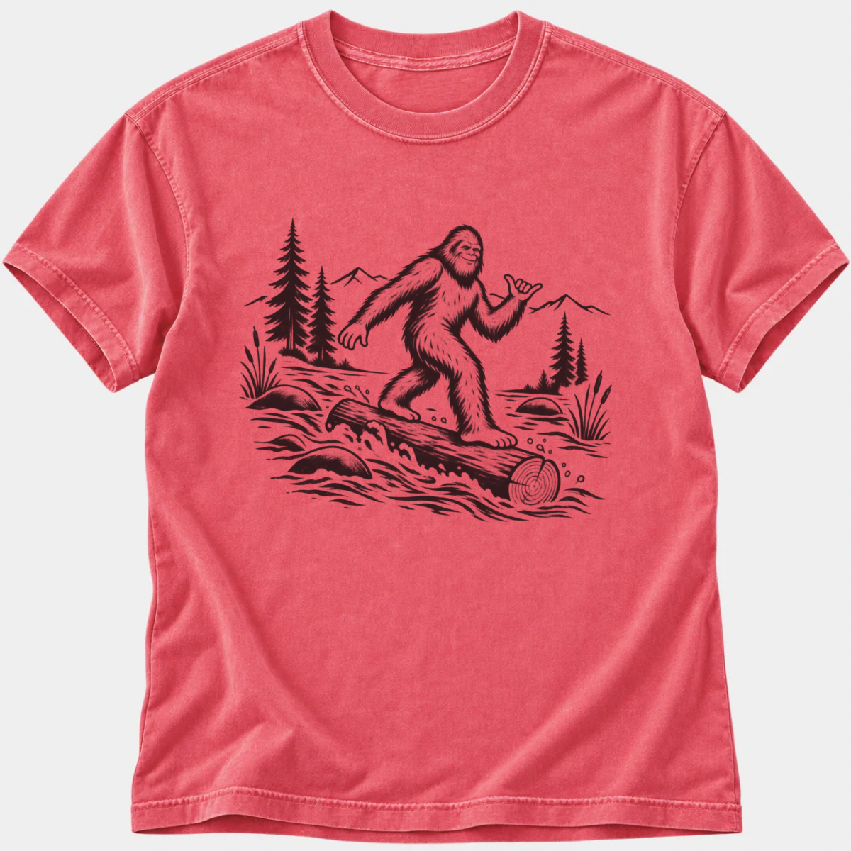 Bigfoot Log Rider T-Shirt
