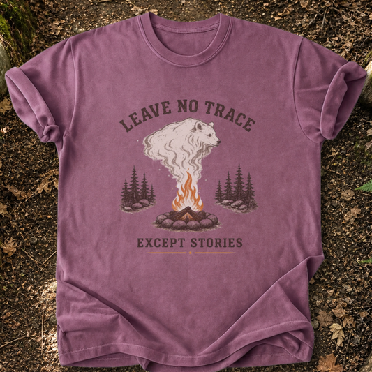 Leave No Trace Except Stories T-Shirt