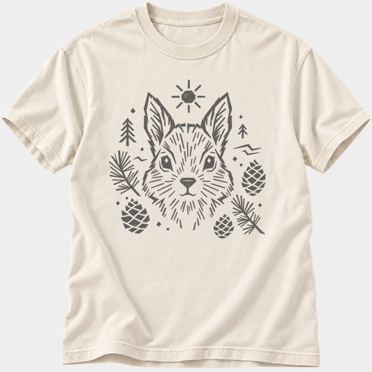 Squirrel Carving T-Shirt