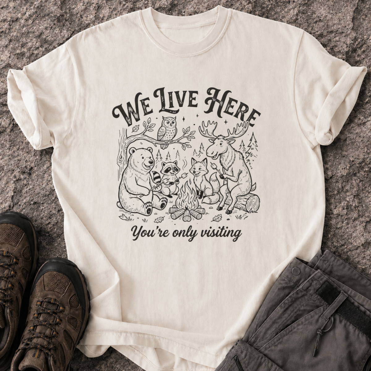 We Live Here T-Shirt