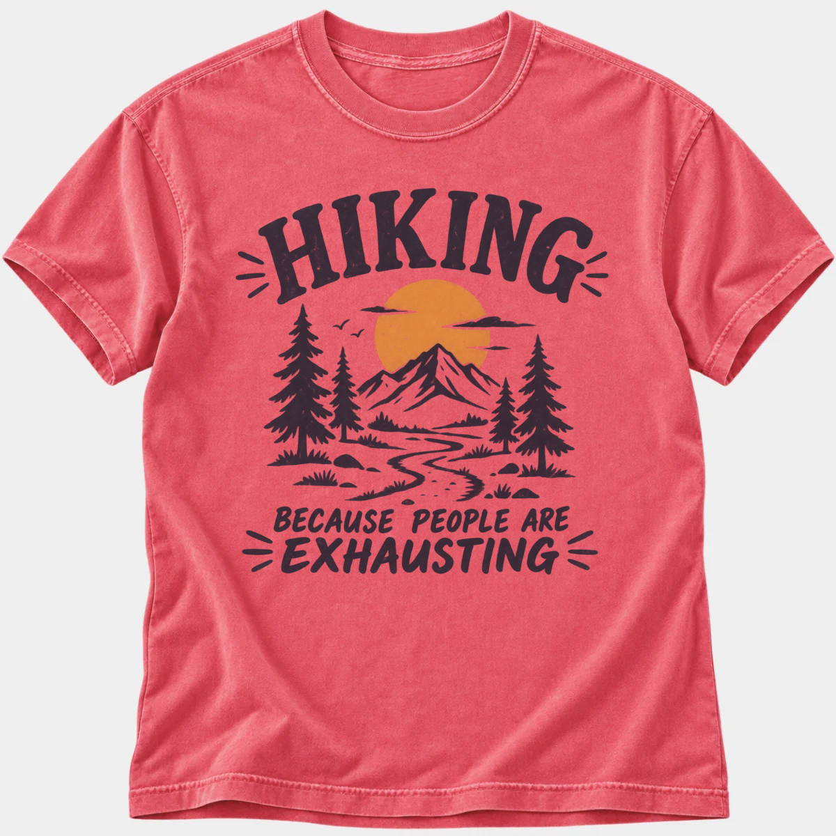 Hiking Over People T-Shirt