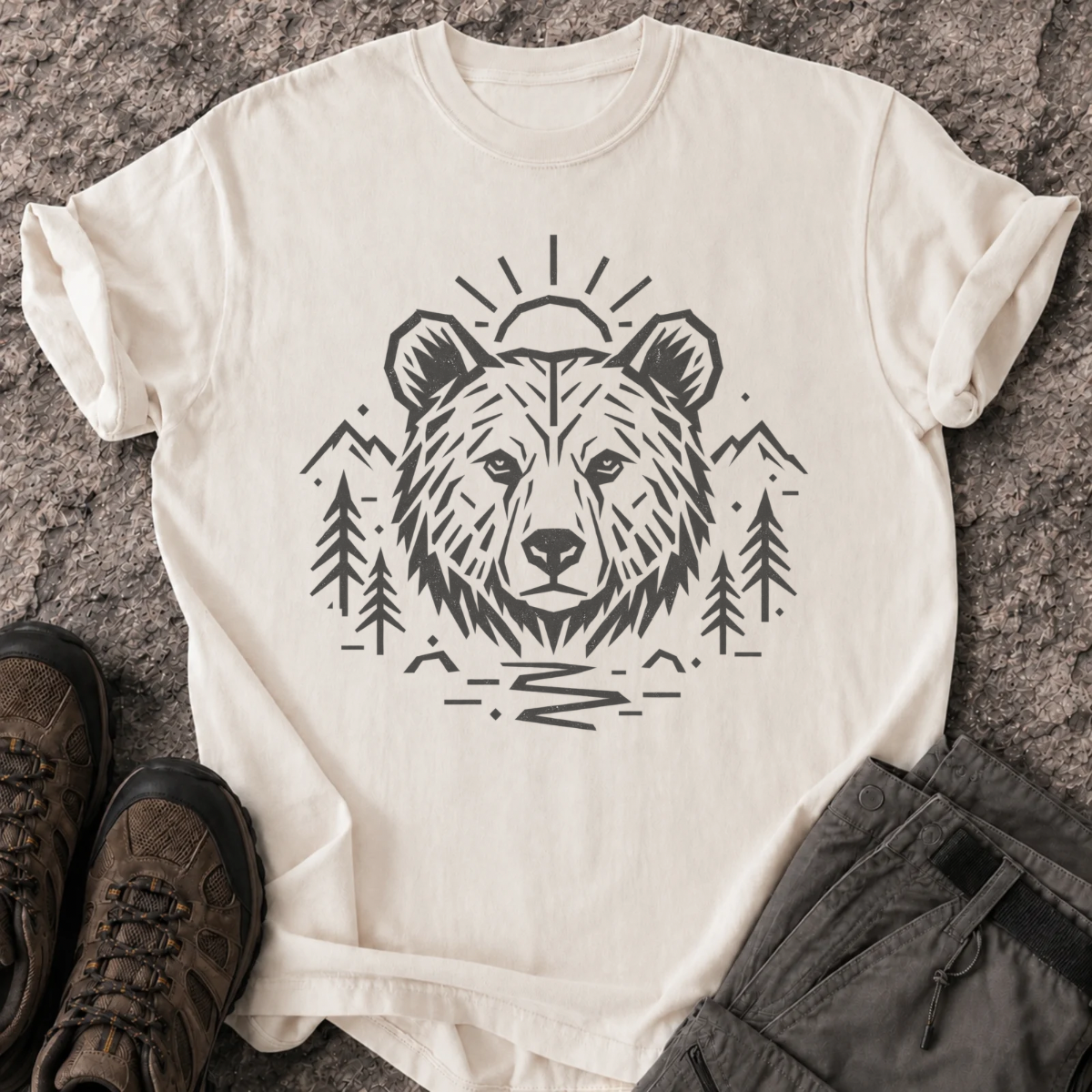 Grizzly Carving T-Shirt