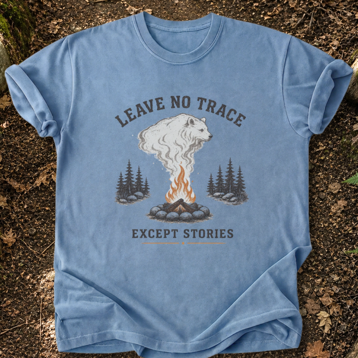 Leave No Trace Except Stories T-Shirt