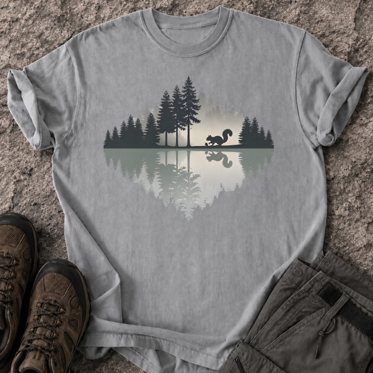 Squirrel Reflection T-Shirt