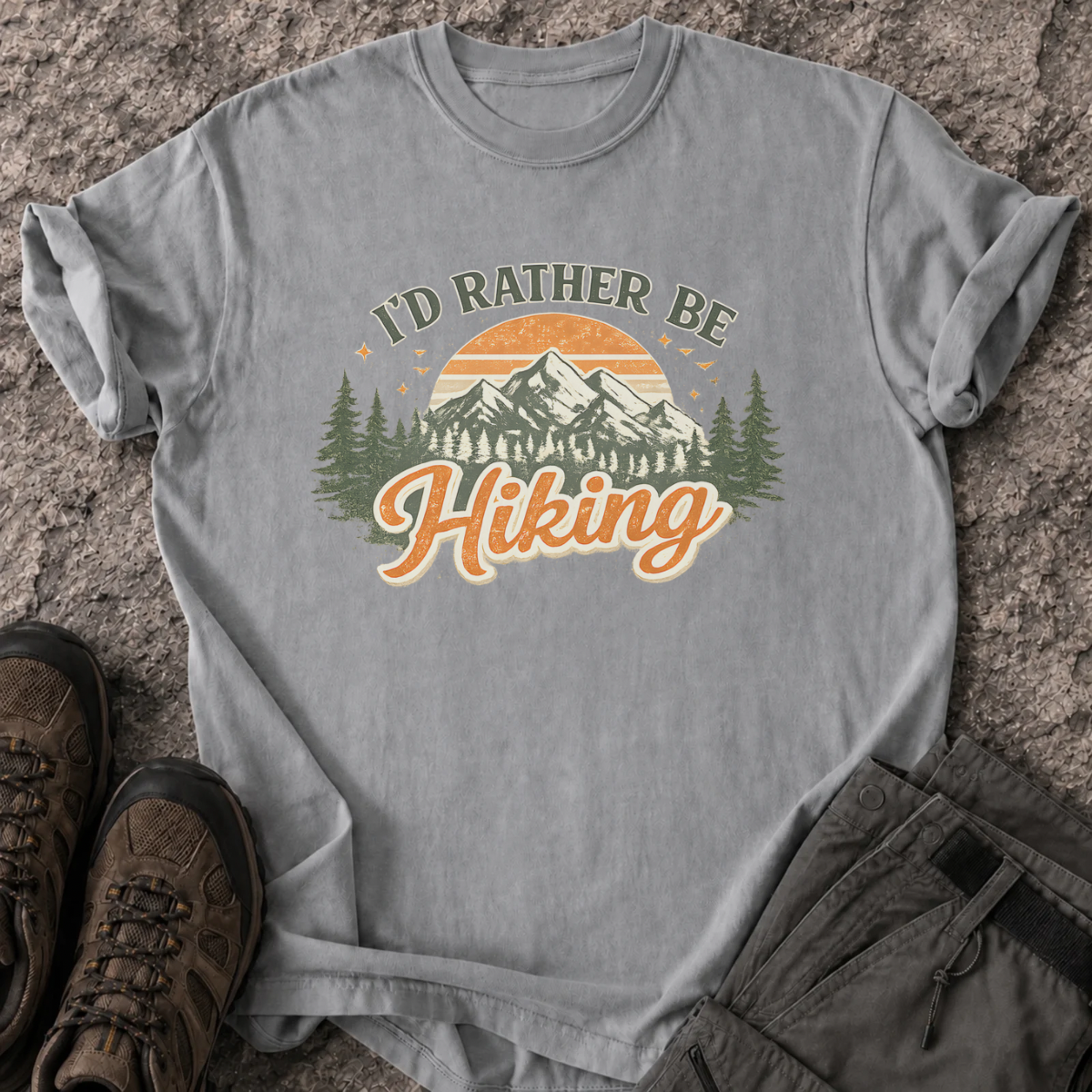 I’d Rather Be Hiking T-Shirt
