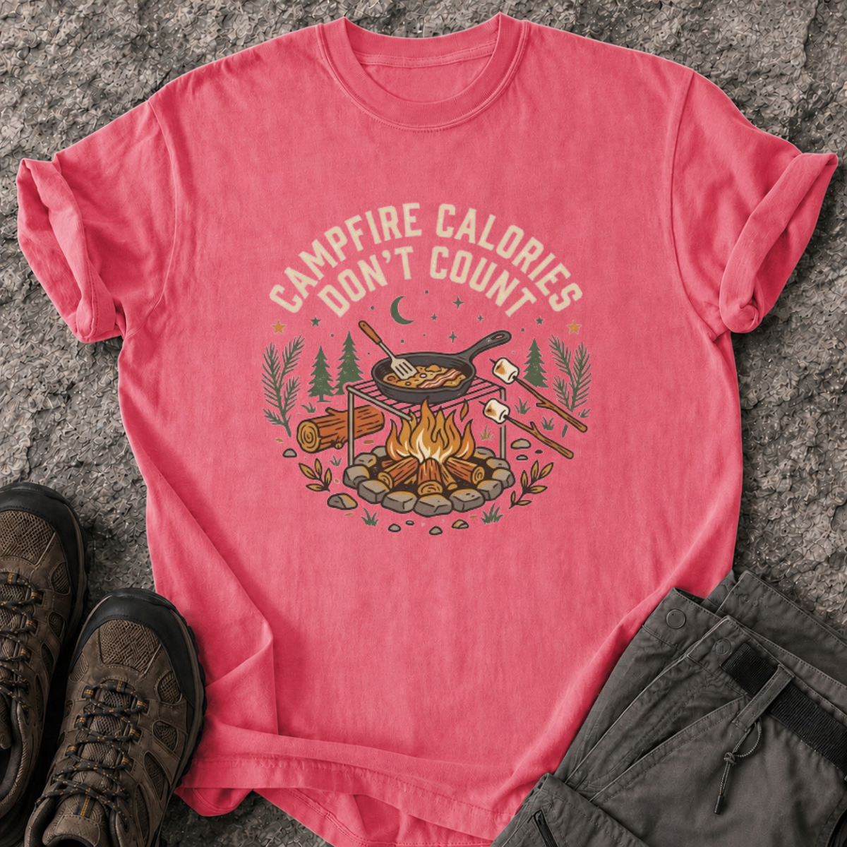 Campfire Calories Don’t Count T-Shirt