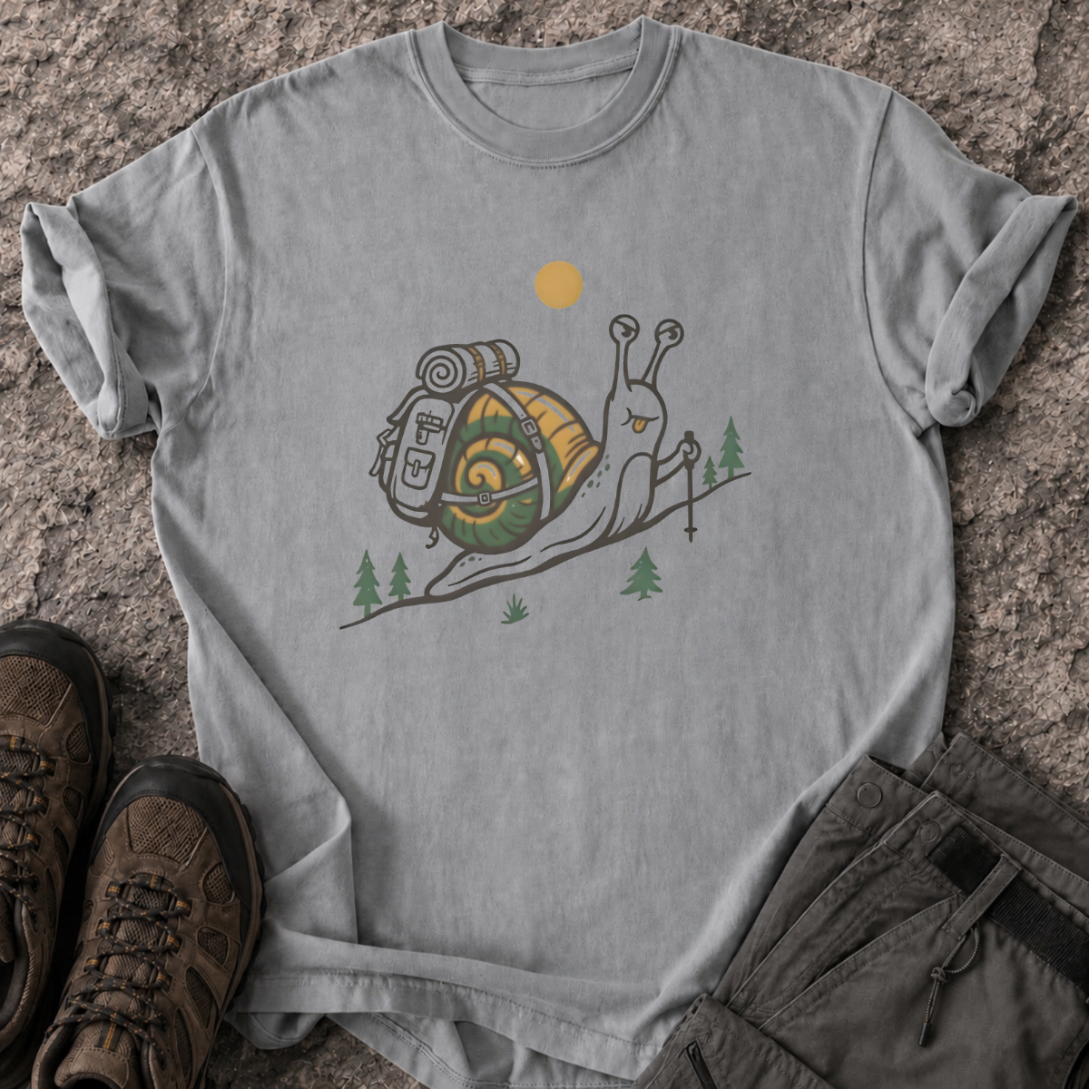 Hiking Snail T-Shirt