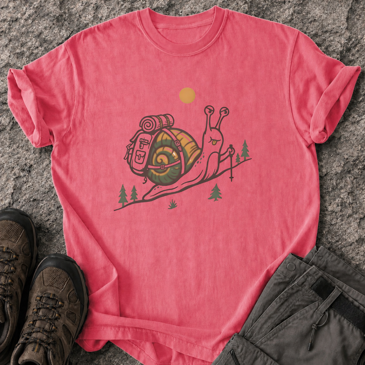 Hiking Snail T-Shirt