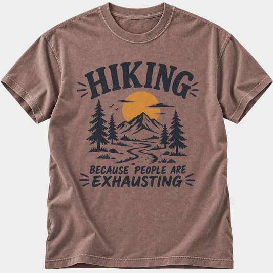 Hiking Over People T-Shirt