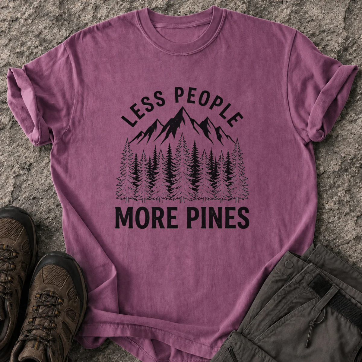 Less People, More Pines T-Shirt