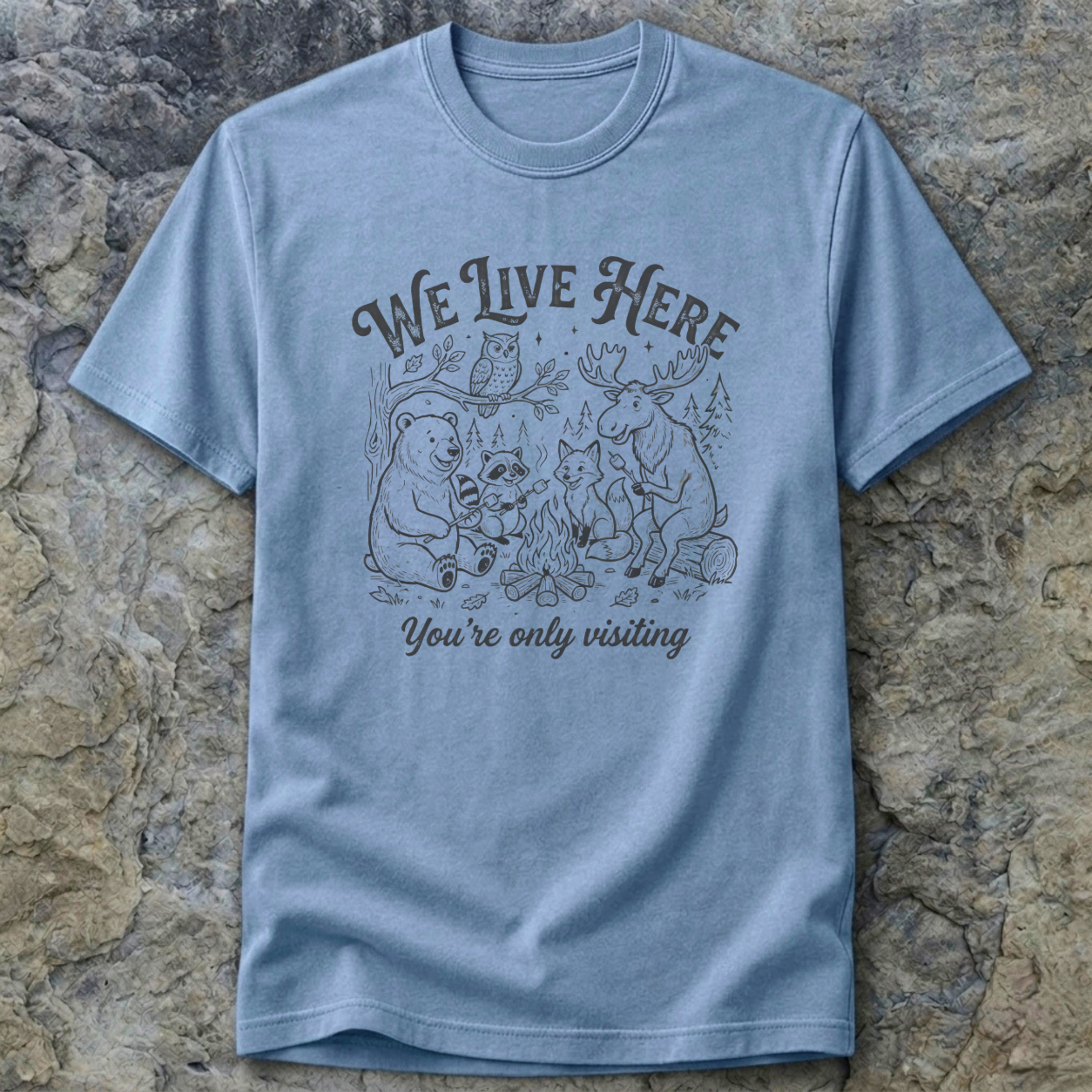 We Live Here T-Shirt