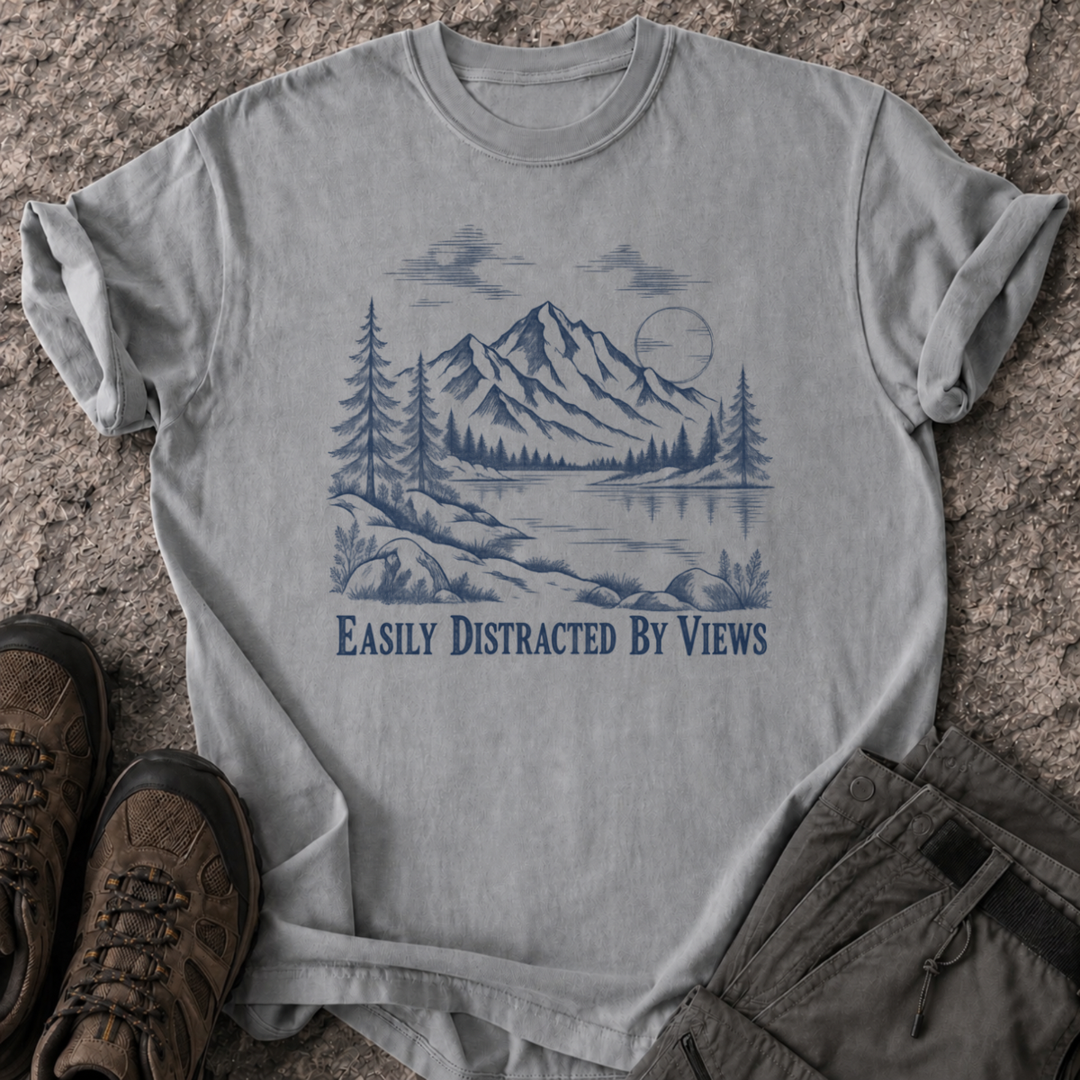 Easily Distracted By Views T-Shirt