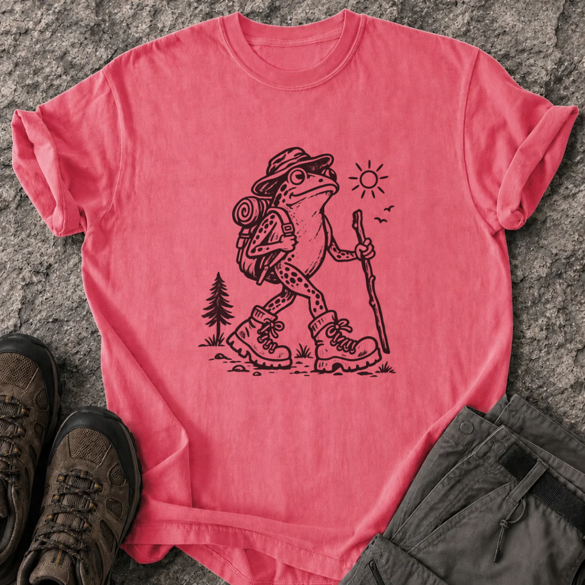 Frog Hiker T-Shirt
