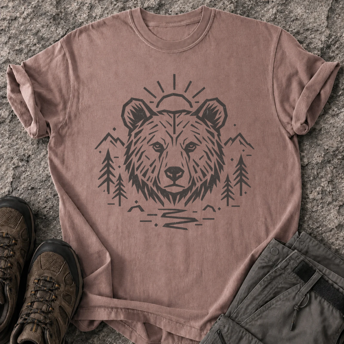 Grizzly Carving T-Shirt