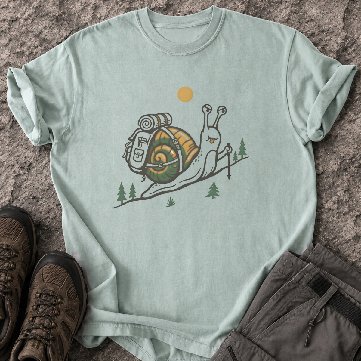 Hiking Snail T-Shirt