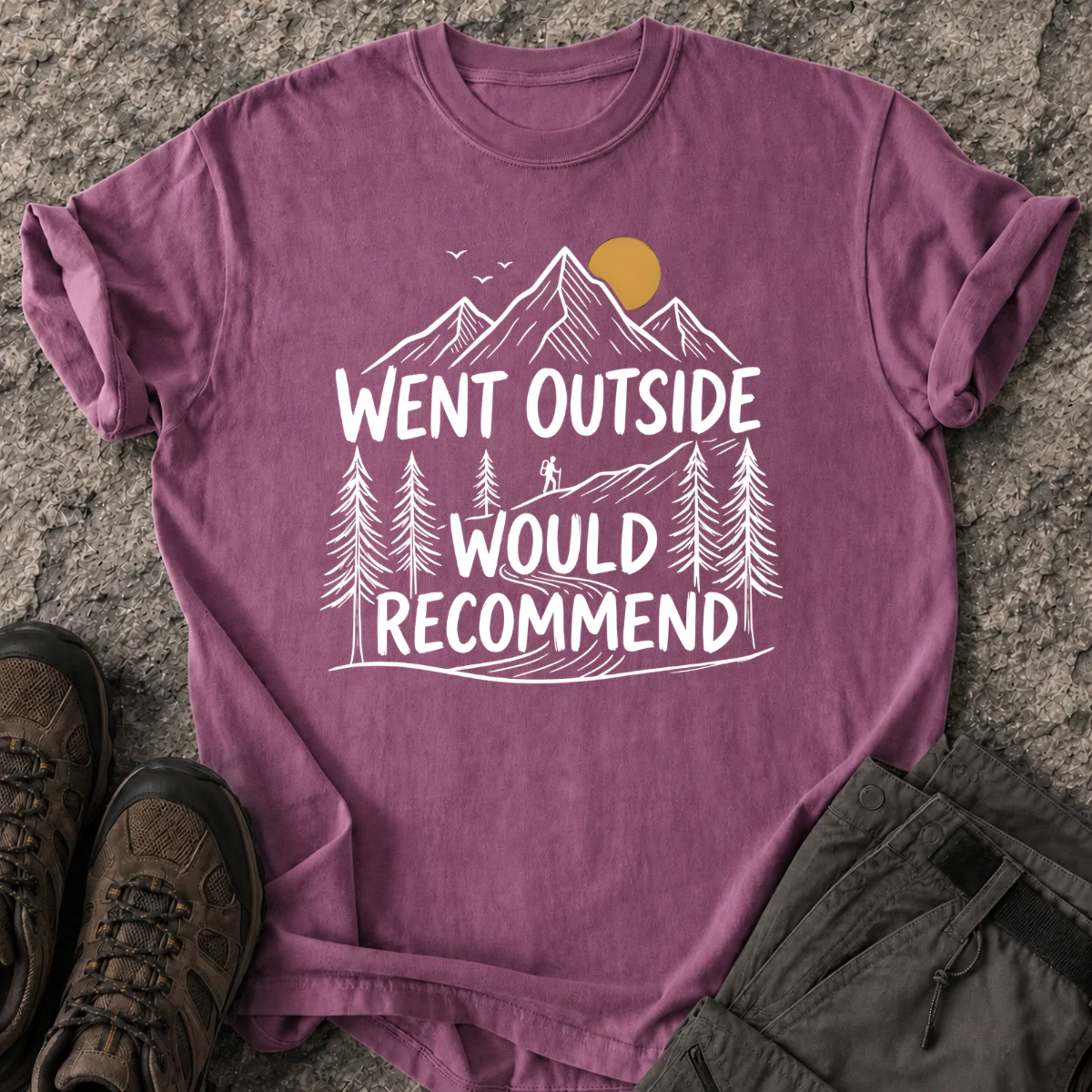 Went Outside T-Shirt
