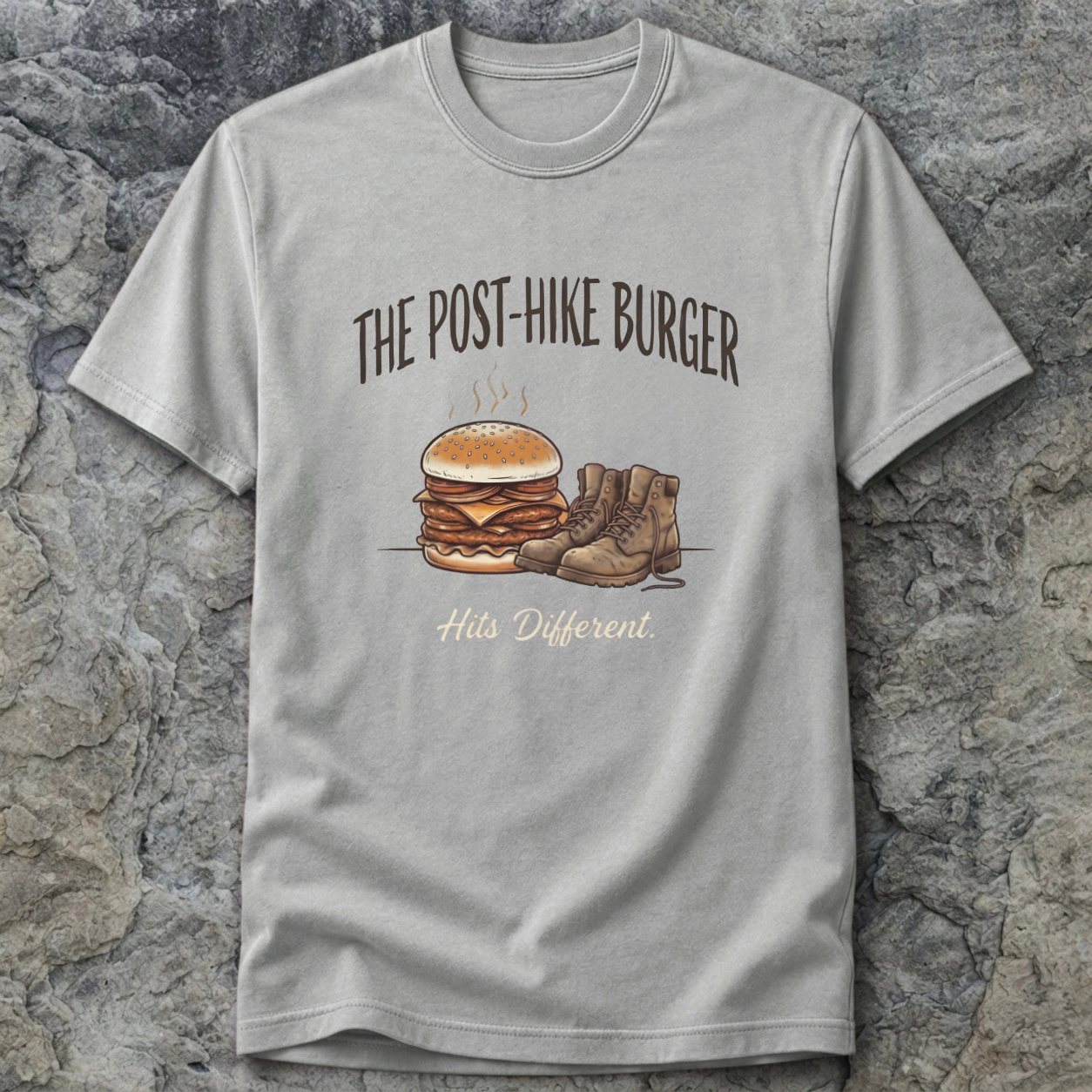 The Post-Hike Burger Hits Different T-Shirt