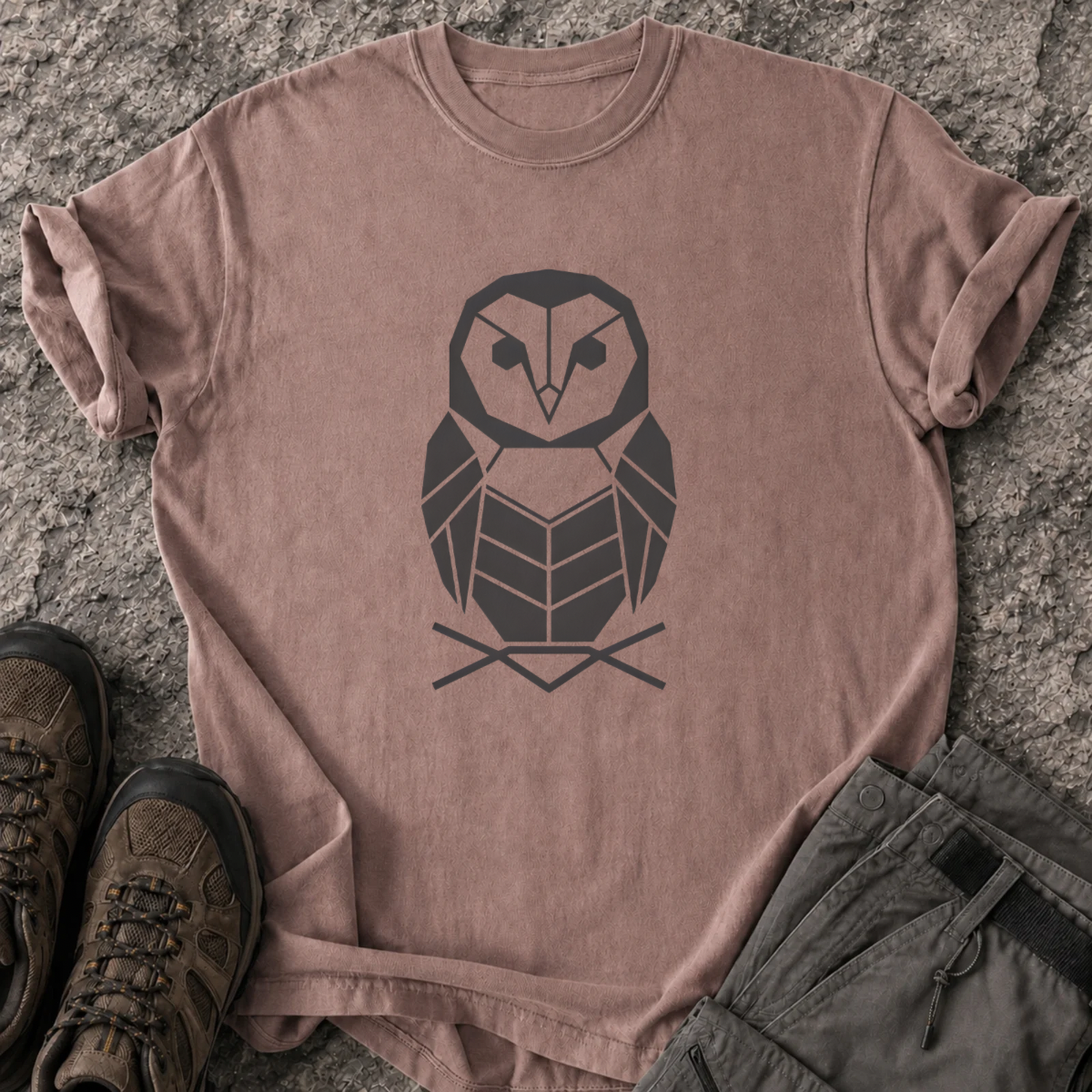 Geometric Owl T-Shirt
