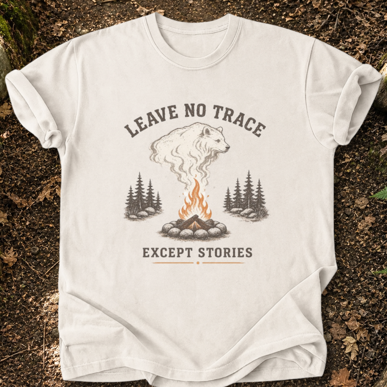 Leave No Trace Except Stories T-Shirt
