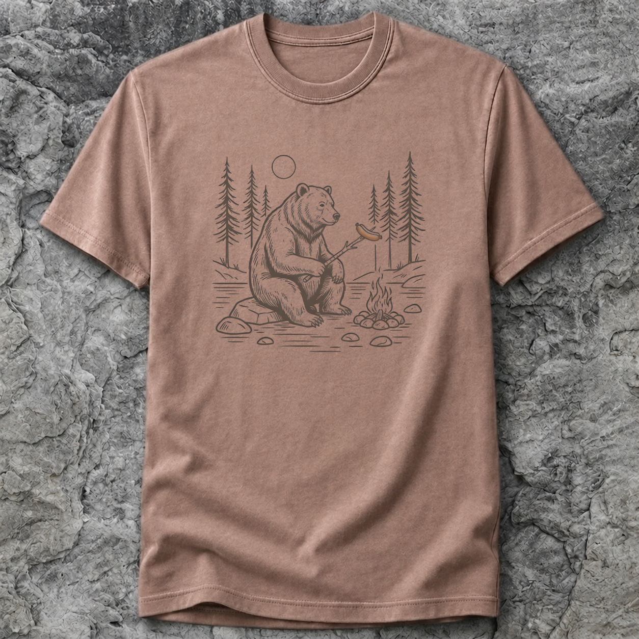 The Camping Bear T-Shirt