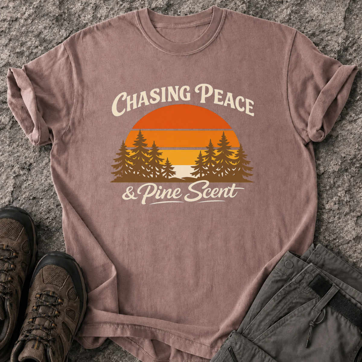 Chasing Peace & Pine Scent T-Shirt
