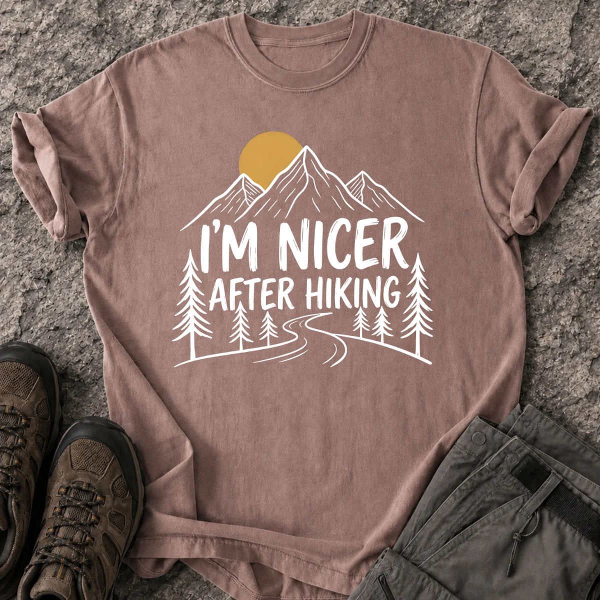 I’m Nicer After Hiking T-Shirt
