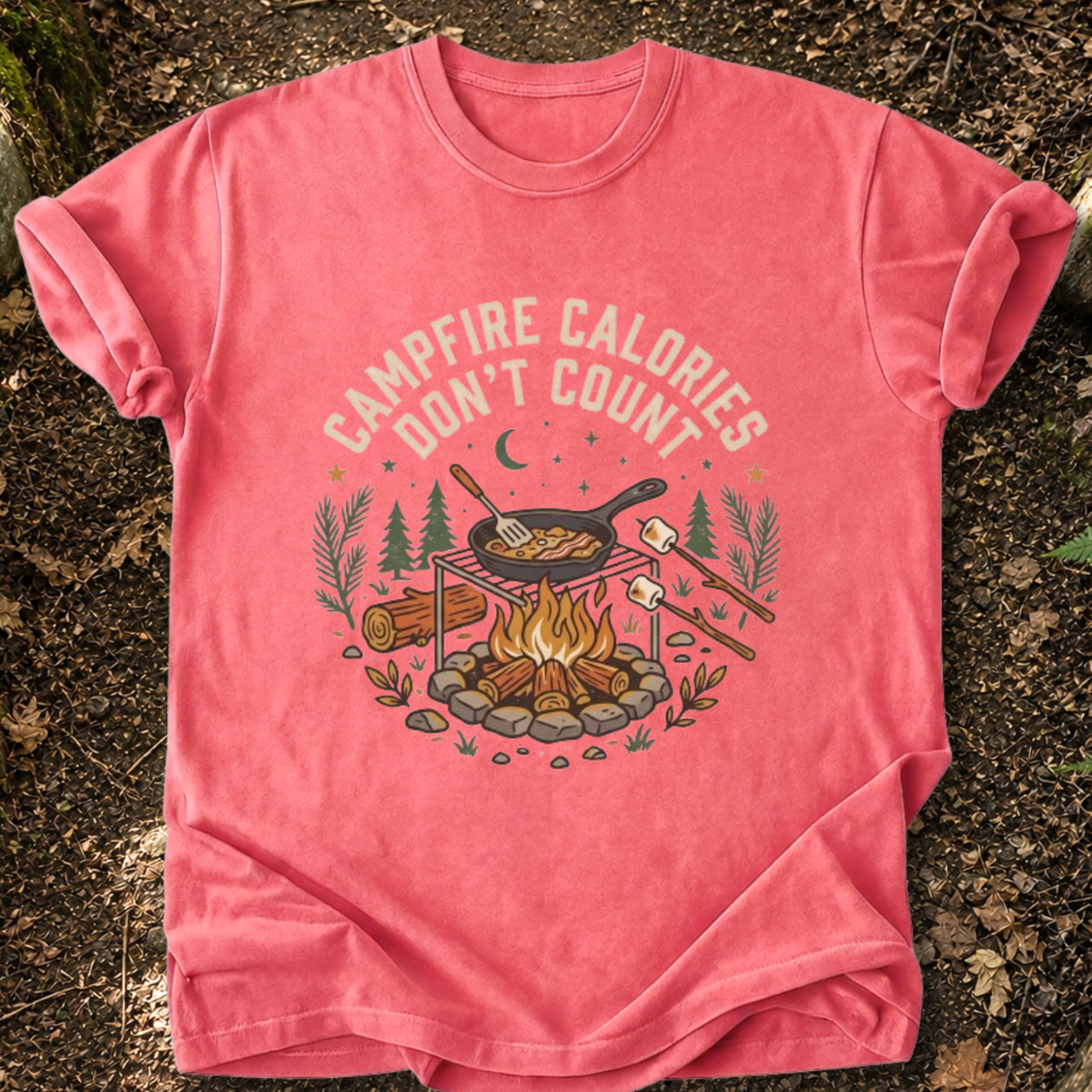 Campfire Calories Don’t Count T-Shirt