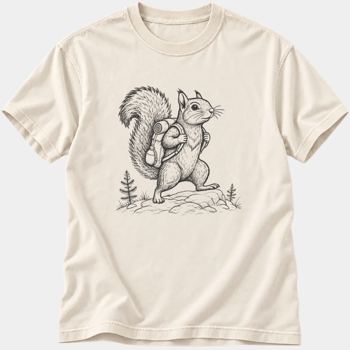 Hiking Squirrel T-Shirt