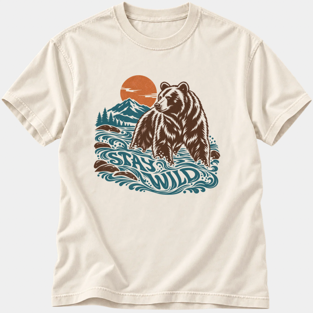 River Bear T-Shirt