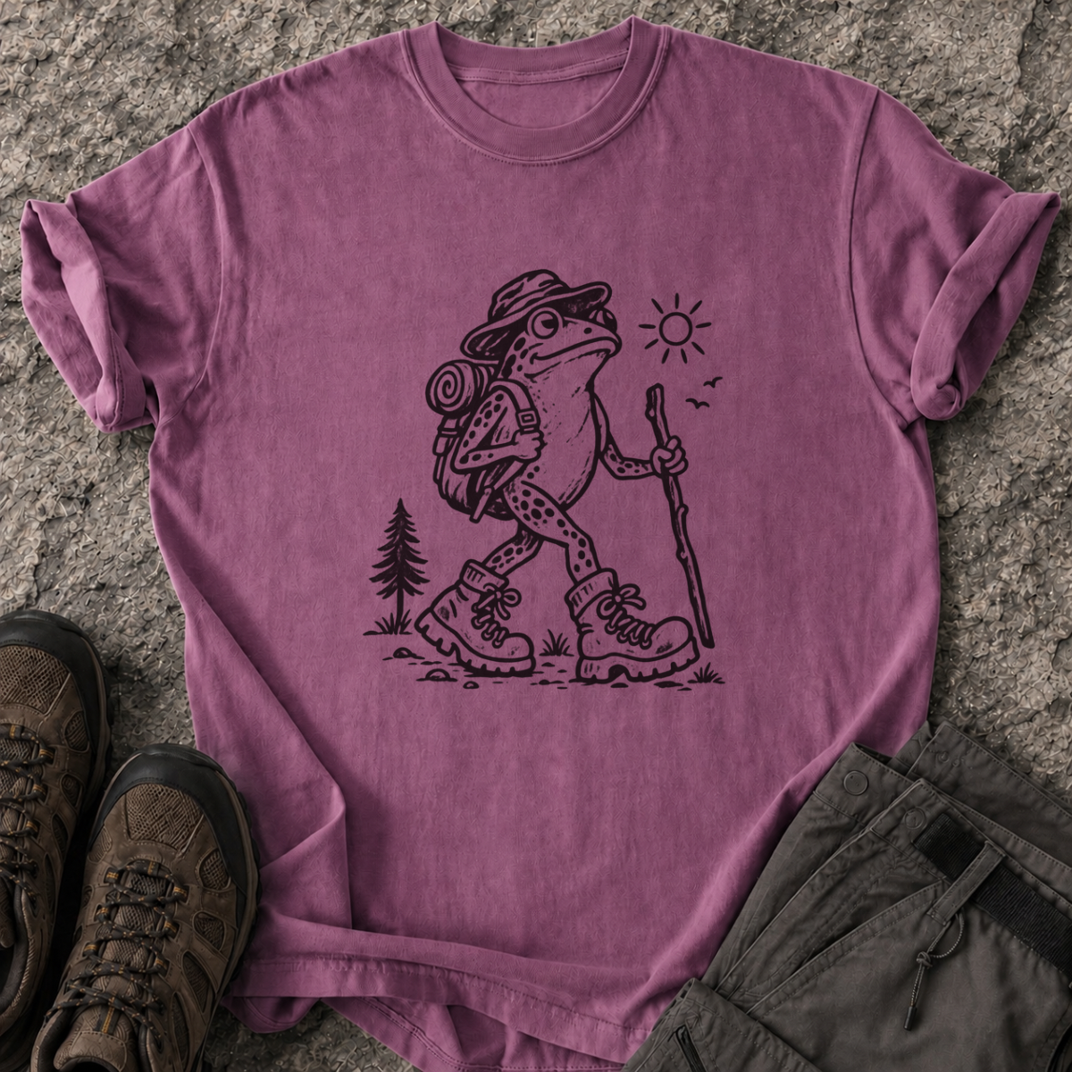 Frog Hiker T-Shirt
