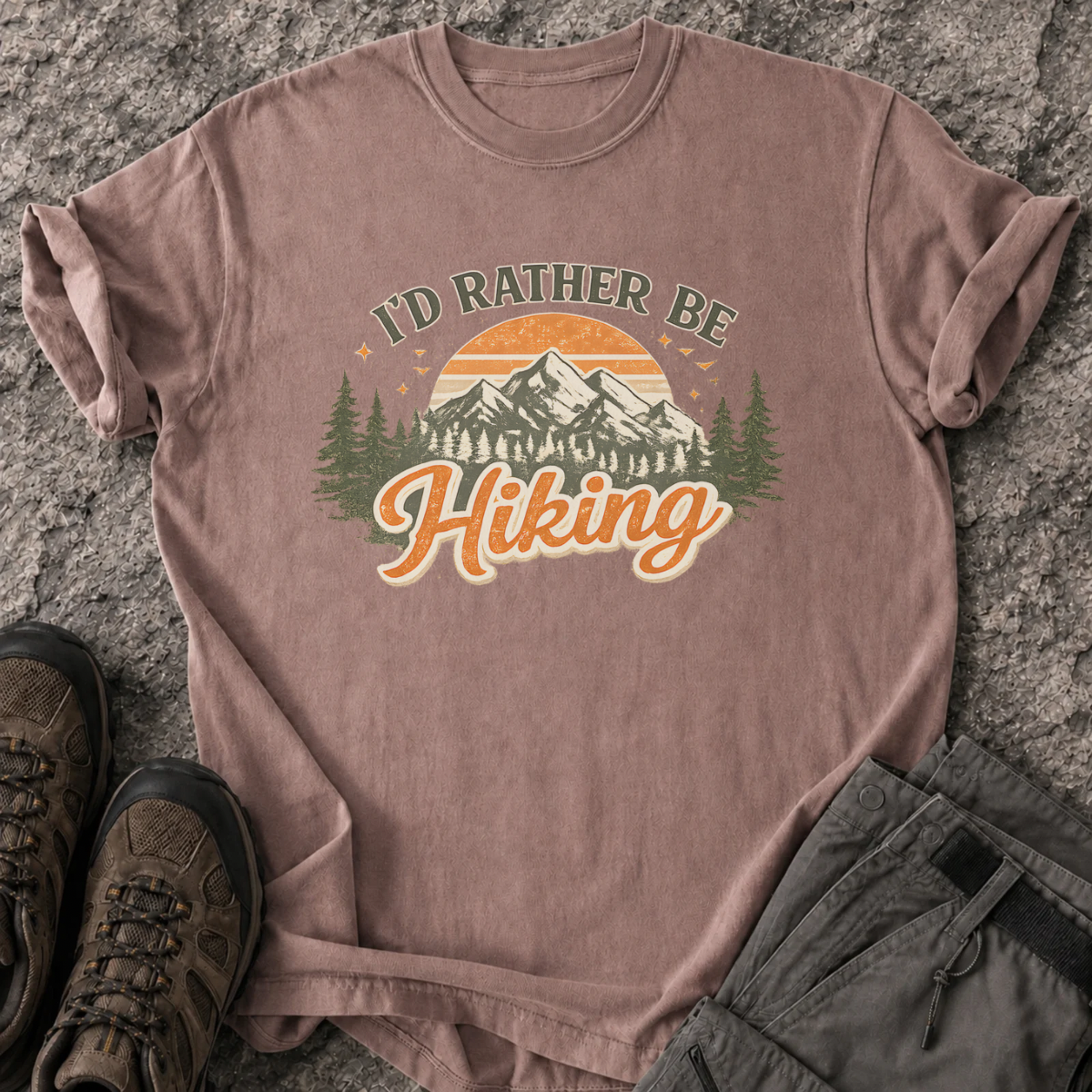 I’d Rather Be Hiking T-Shirt