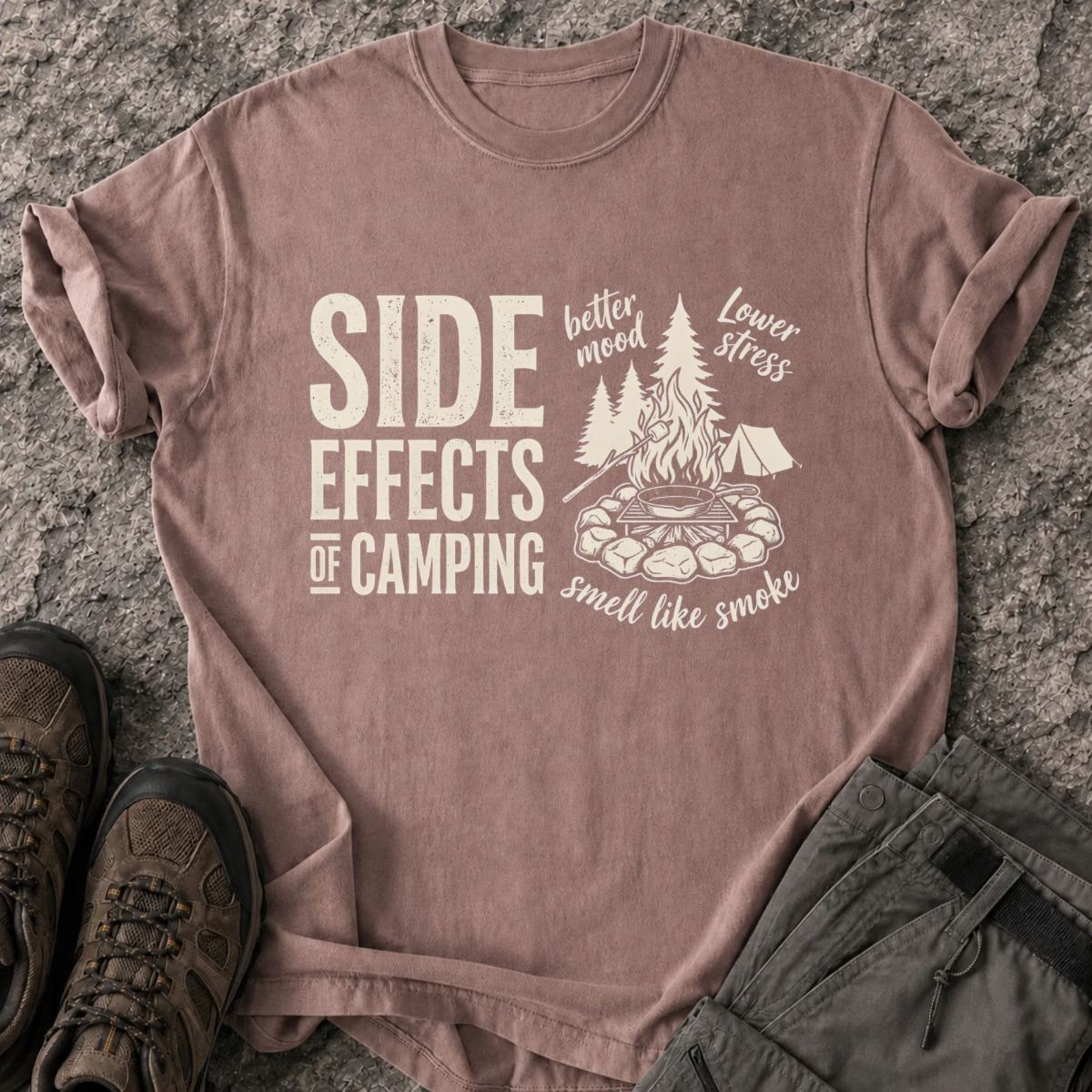 Side Effects Of Camping T-Shirt