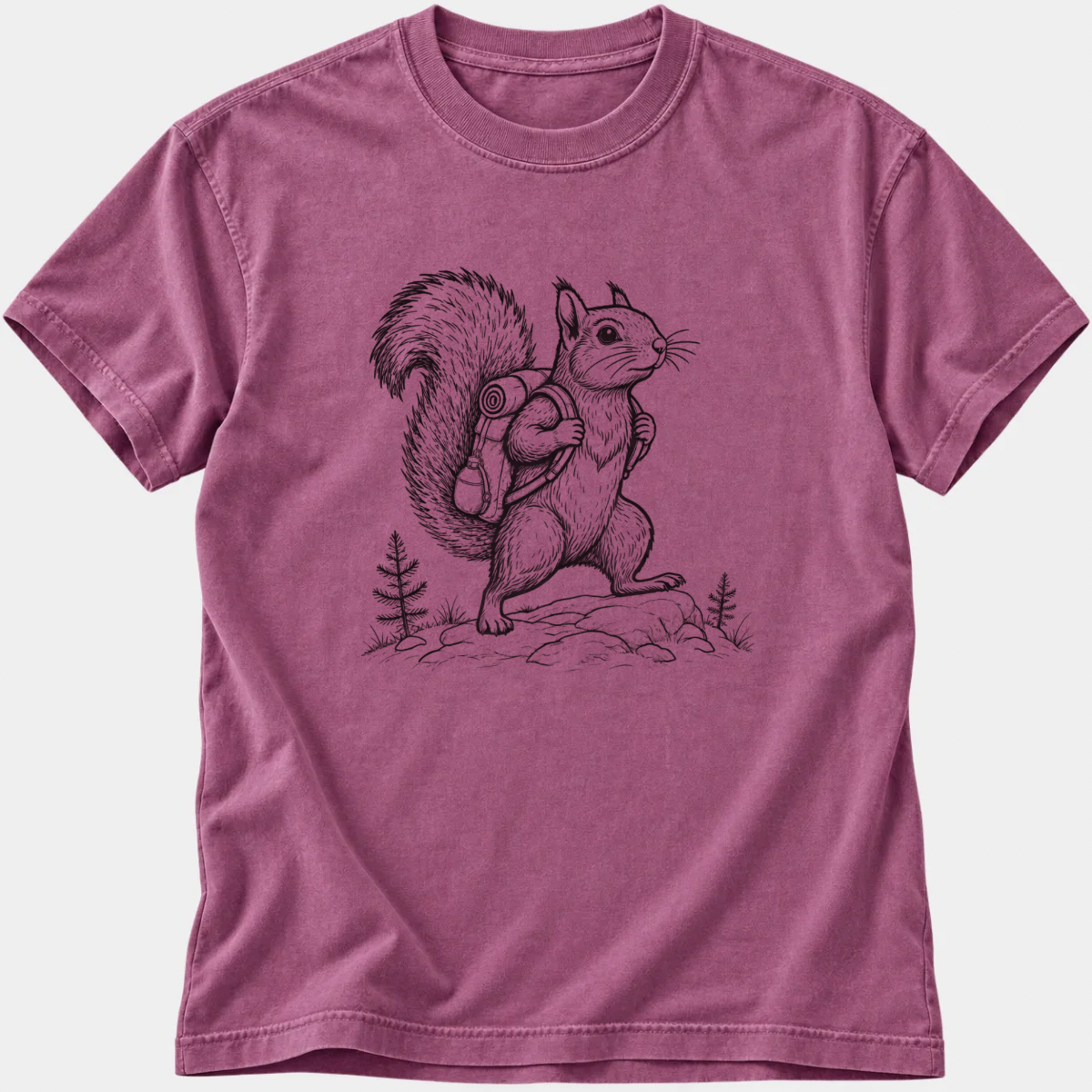 Hiking Squirrel T-Shirt