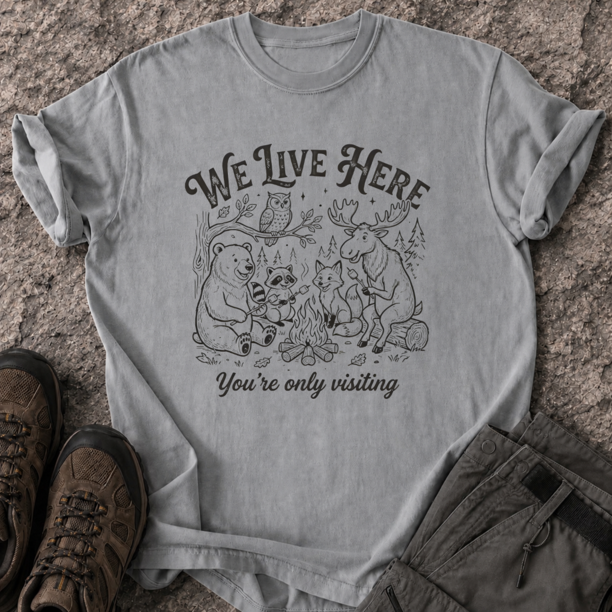 We Live Here T-Shirt