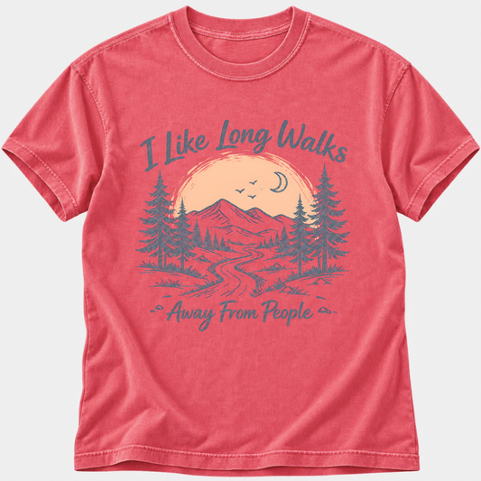 I Like Long Walks T-Shirt