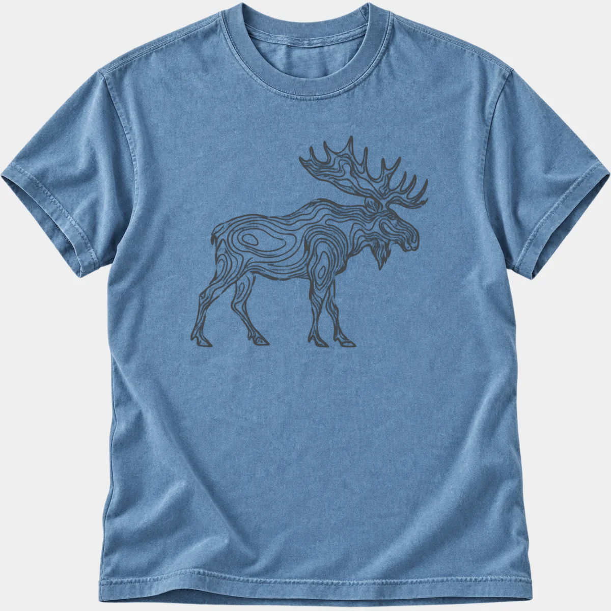 Topographic Moose T-Shirt