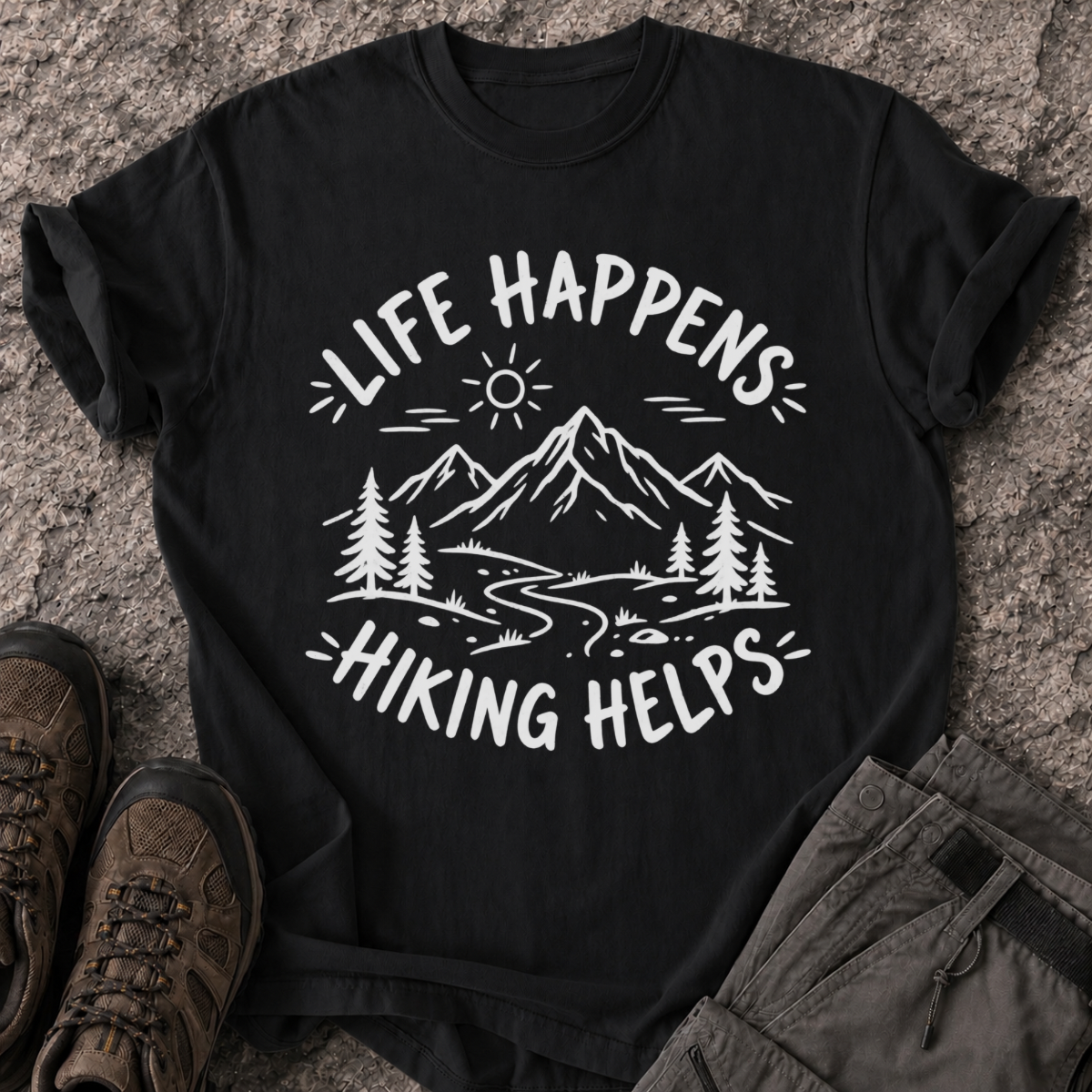 Hiking Helps T-Shirt