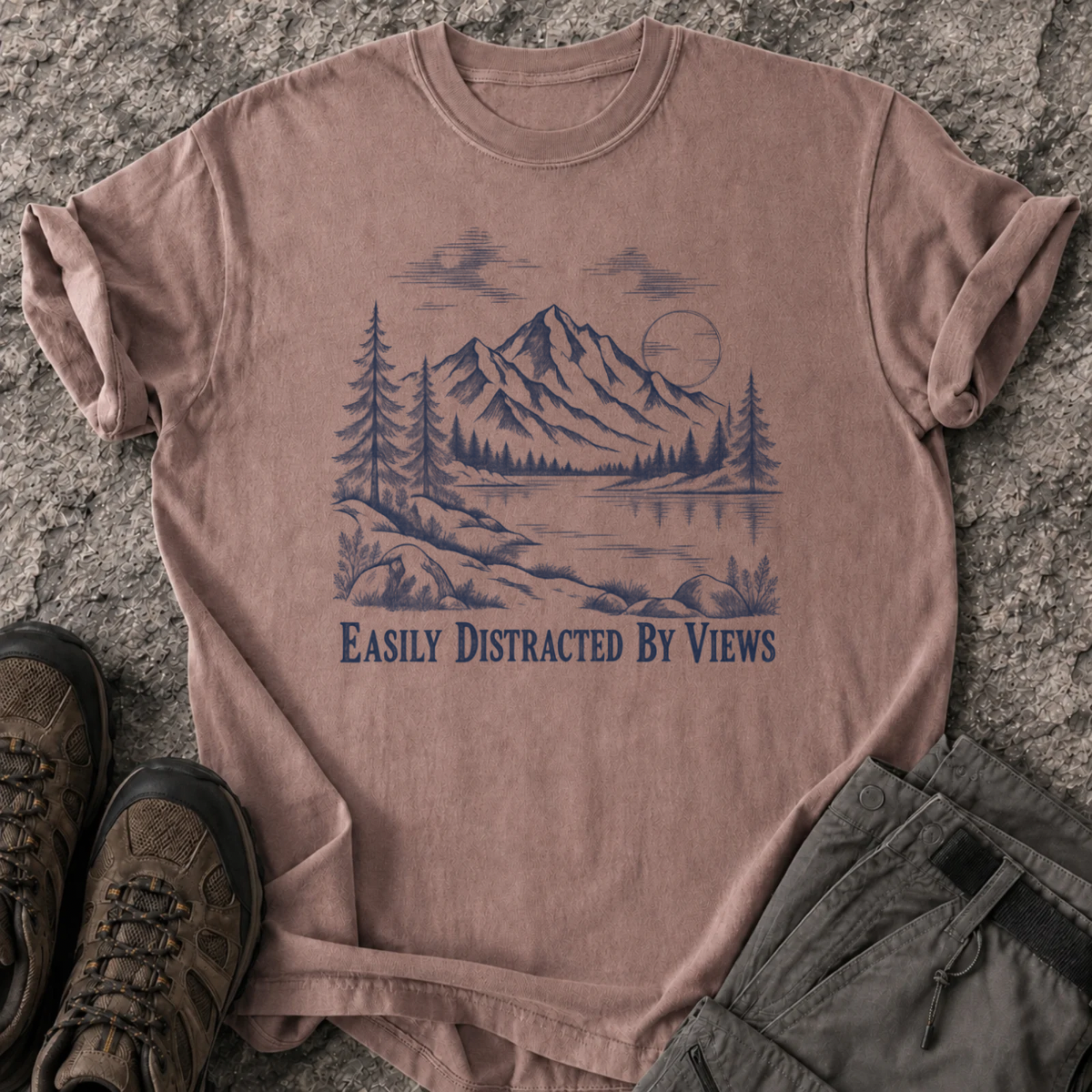 Easily Distracted By Views T-Shirt