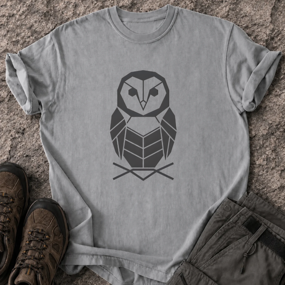 Geometric Owl T-Shirt