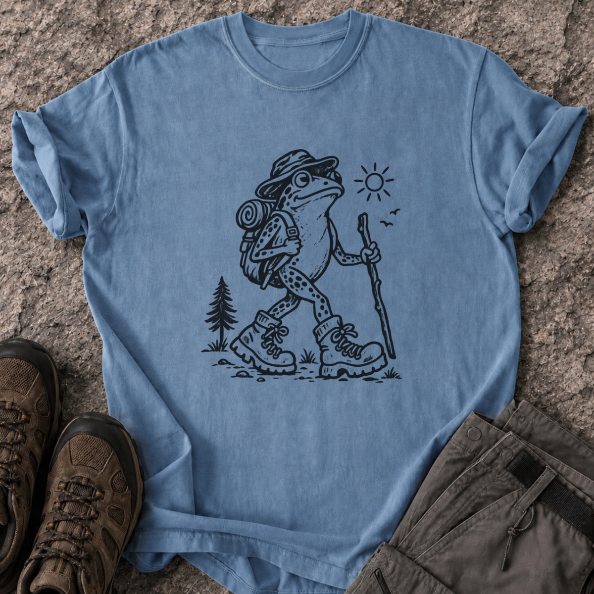 Frog Hiker T-Shirt