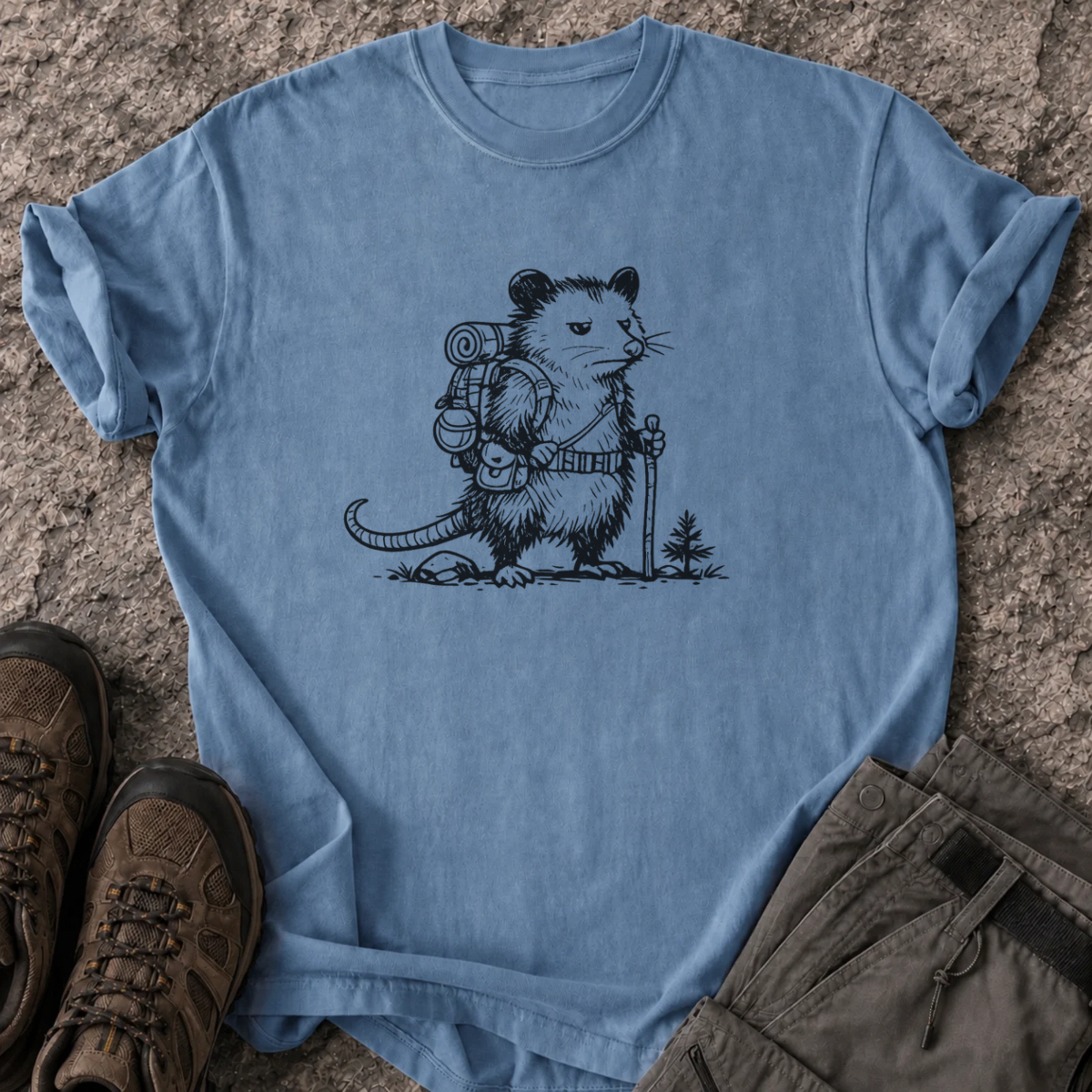 Hiking Possum T-Shirt