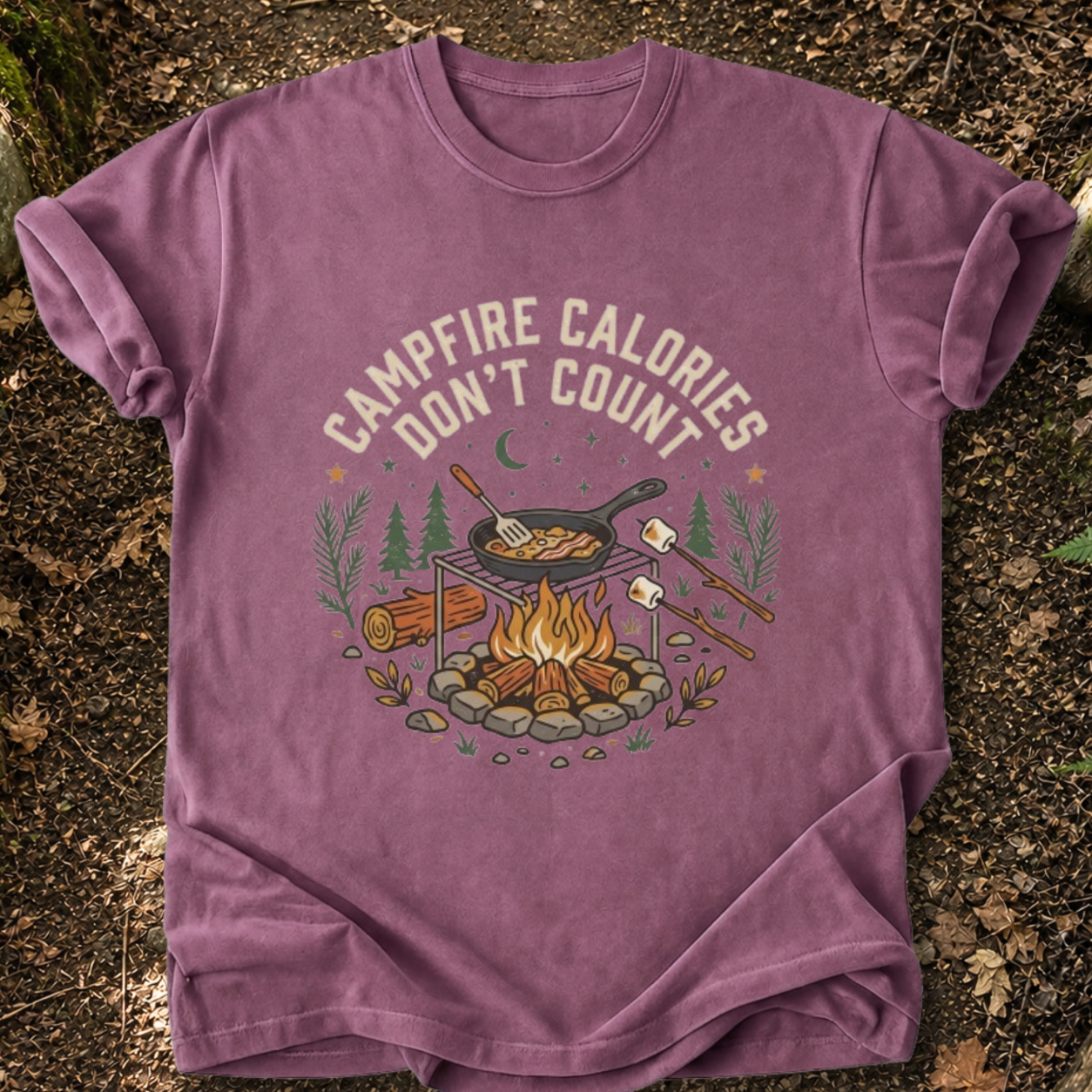 Campfire Calories Don’t Count T-Shirt