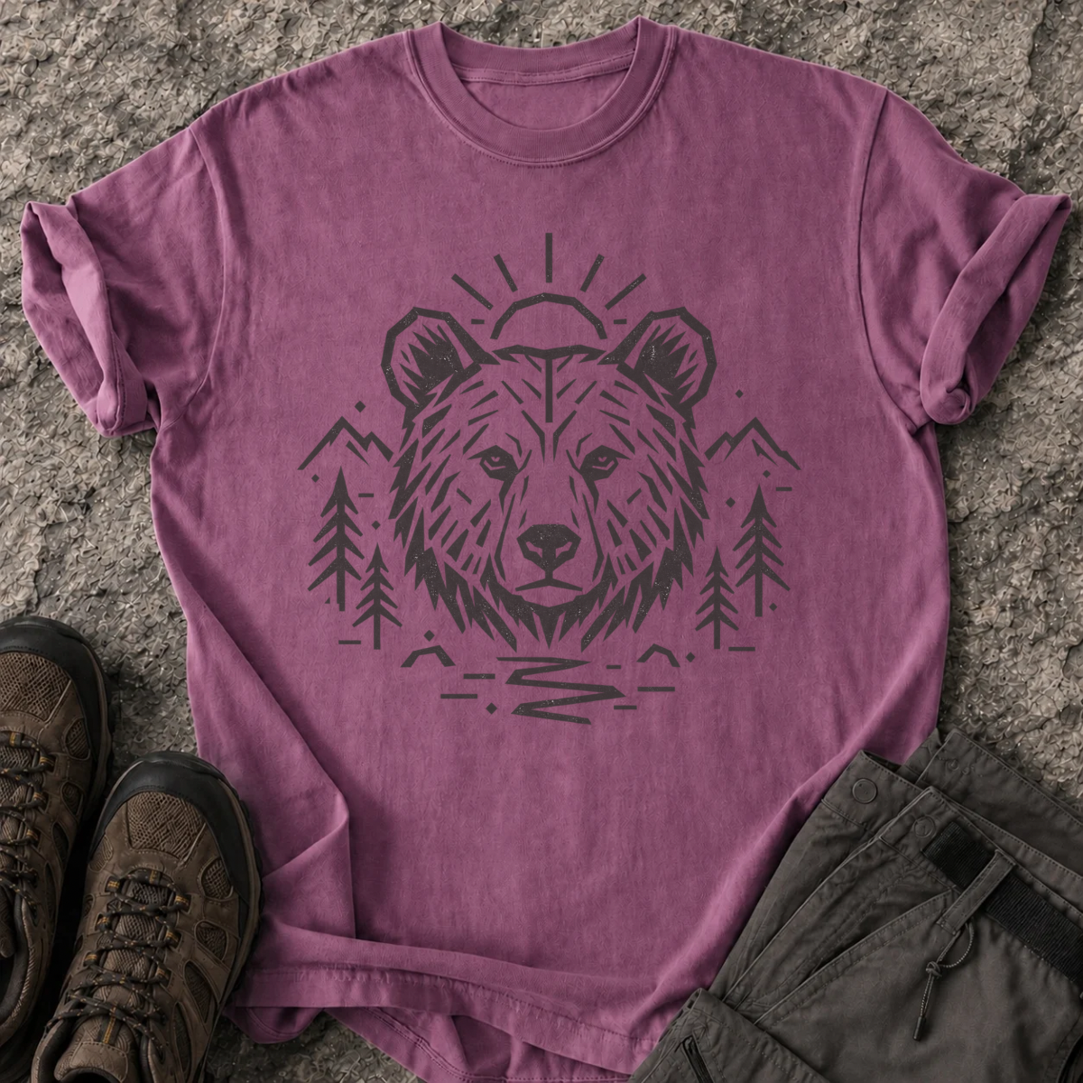 Grizzly Carving T-Shirt